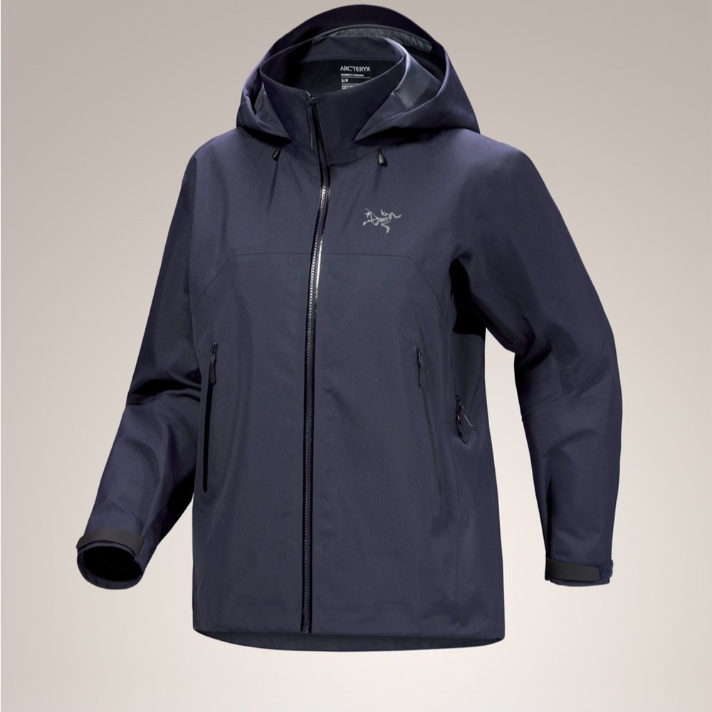 Arc'teryx BETA AR GORE-TEX PRO Shell Rain Jacket Woman's M in Navy EXCELLENT